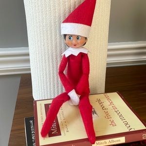 Girl elf on the shelf